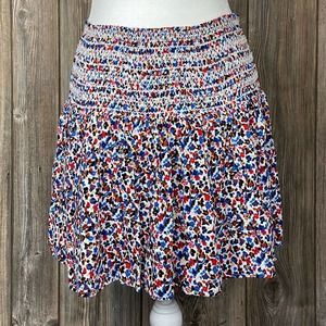 TORY BURCH Wildflower Skirt Smocked Floral